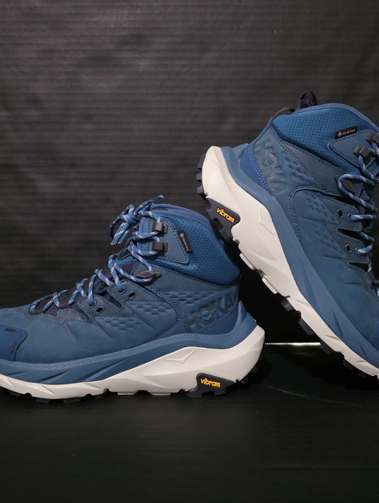 Hoka Shoes - Hoka Womens Blue Coral Kaha 2 Gore Tex Hiking Boots Size 7.5